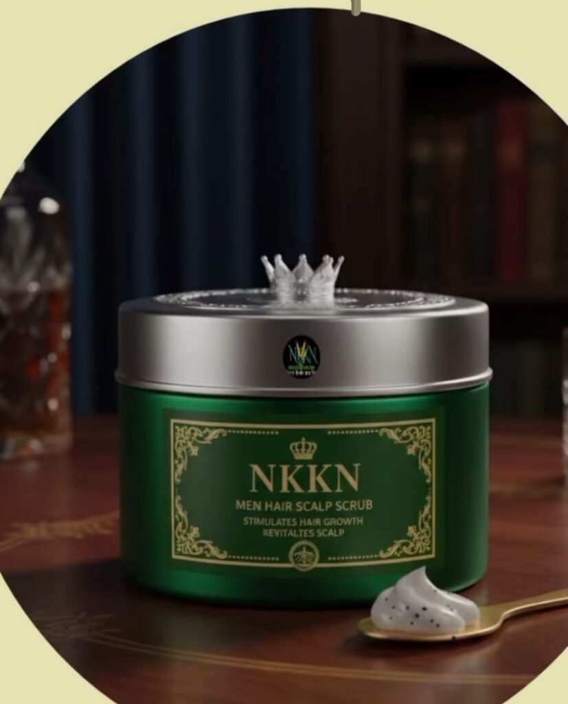NKKN Men Hair Oil Scalp Scrub
